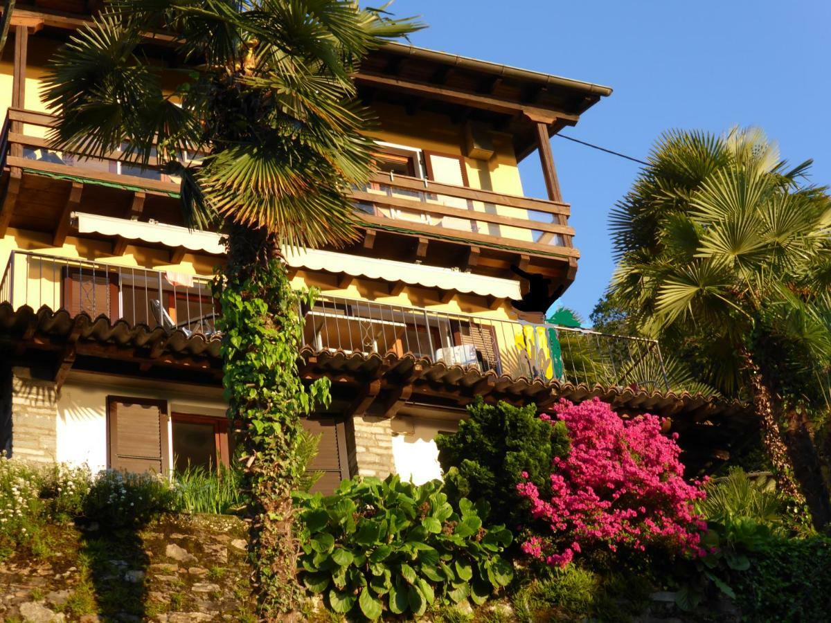 Casa Petra 1 1/2 Zi, Orgnana 83 Gambarogno Exterior foto
